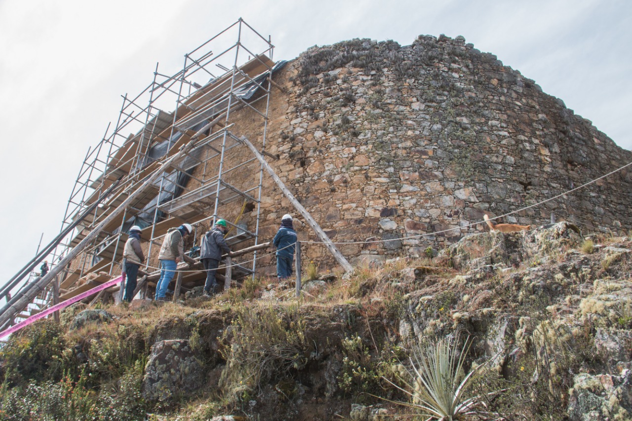 Ministerio de Cultura: Recuperan el esplendor del Edificio A de Marcahuamachuco gracias a intervenciones de conservación arqueológica