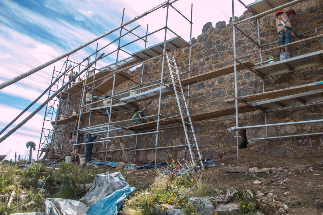 Ministerio de Cultura: Recuperan el esplendor del Edificio A de Marcahuamachuco gracias a intervenciones de conservación arqueológica