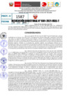 Vista preliminar de documento Resolución Directoral N° 01581-2021