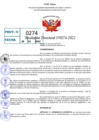 Vista preliminar de documento R.D 0274-2022
