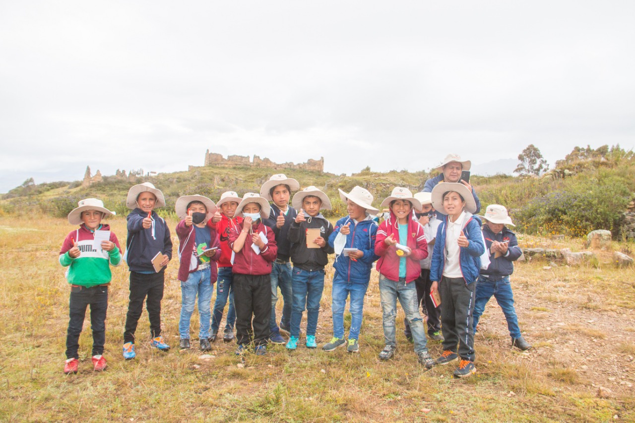 Ministerio de Cultura: Más de un centenar de escolares realizaron recorridos interpretativos en Marcahuamachuco