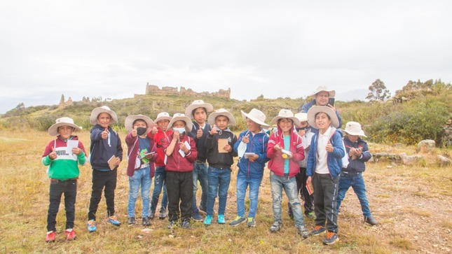 Ministerio de Cultura: Más de un centenar de escolares realizaron recorridos interpretativos en Marcahuamachuco