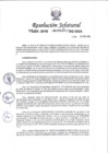 Vista preliminar de documento RJ 0205-2019 Declarar la exclusión de la cesión en uso a favor de Union Mision Peru - 16 May