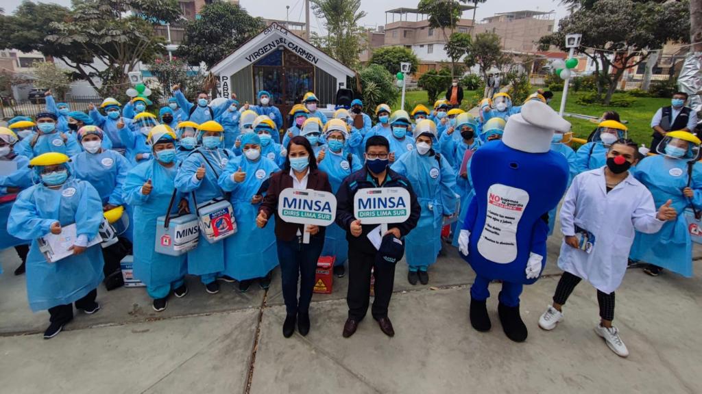 Más de 1600 viviendas de Lima Sur son intervenidas con pruebas moleculares y vacunación contra la COVID-19