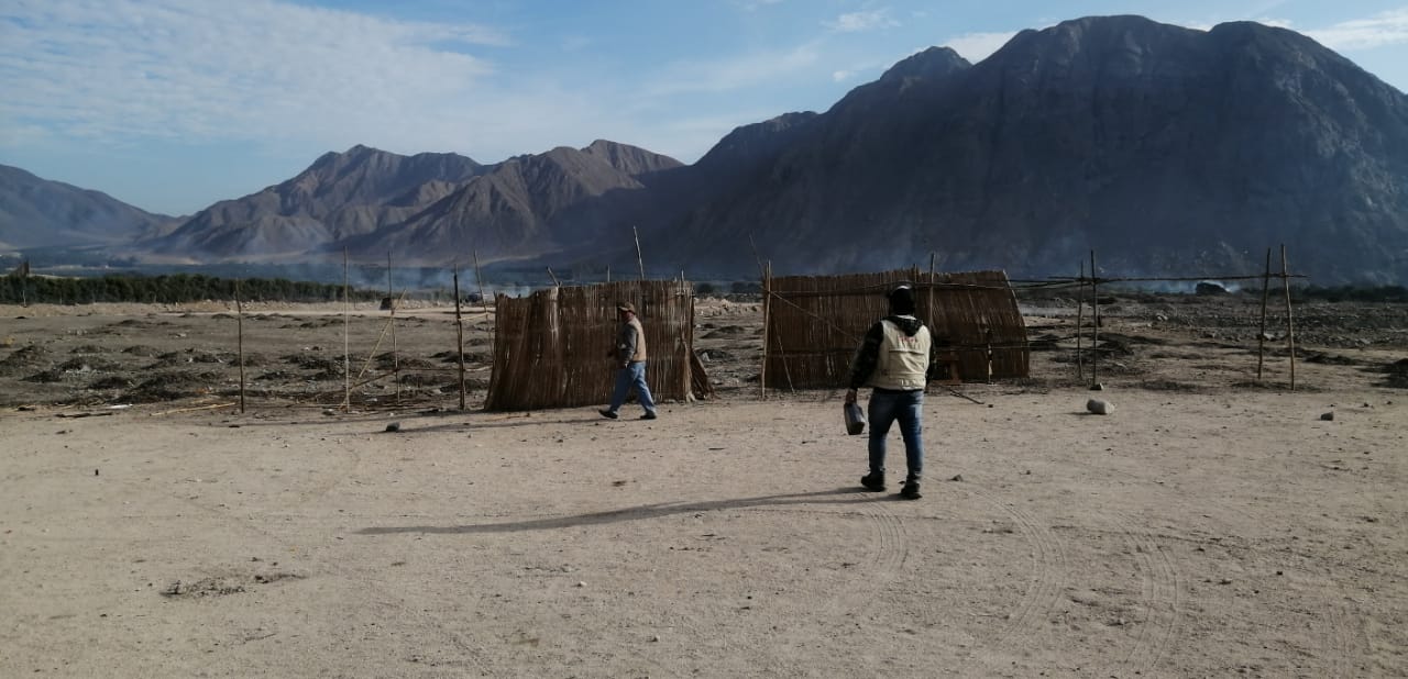 Ministerio de Cultura recuperó tres áreas invadidas en el interior de la Zona Arqueológica Monumental Minas Este en Barranca