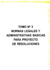 Vista preliminar de documento Normas legales y administrativas básicas para proyecto de resoluciones