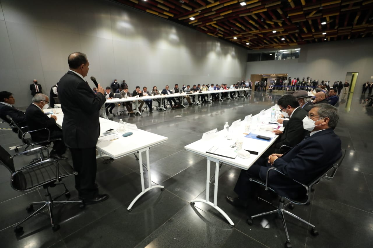 Ministro de Defensa en la Mesa Técnica de Desarrollo de Municipalidades Distritales