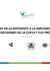 Vista preliminar de documento PPT Avances COP14