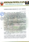 Vista preliminar de documento ACUERDO DE CONSEJO ORDINARIO Nº 20-2020-CM-MPA/SG