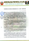 Vista preliminar de documento ACUERDO DE CONSEJO ORDINARIO Nº 22-2020-CM-MPA/SG