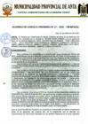 Vista preliminar de documento ACUERDO DE CONSEJO ORDINARIO Nº 27-2020-CM-MPA/SG