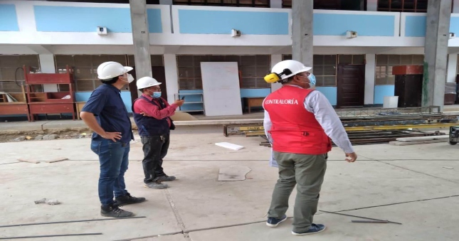 Control concurrente a la ejecución de institución educativa de Corrales Tumbes