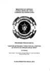 Vista preliminar de documento Adenda al Convenio de Cooperación Interinstitucional entre la Comisión Nacional para el Desarrollo y Vida Sin Drogas - DEVIDA y la Fuerza Aérea del Perú, en el Marco de los Programas Presupuestales de DEVIDA