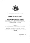 Vista preliminar de documento Plan Operativo Anual Reformulado 2015 del Proyecto "Mejoramiento de Caminos Vecinales, Tramo Codo del Pozuzo - Independencia - Nuevo Horizaonte, Tramo Desvío Km 1+500 del C. V. Codo del Pozuzo - Nuevo Horizonte a Alto Mashoca, Tramo Desvio Km. 6+200 del C.V. Codo del Pozuzo - Nuevo Horizonte a Bajo Mashoca, en el Distrito de Codo del Pozuzo, Provincia de Puerto Inca - Huánuco"