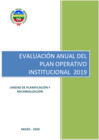 Vista preliminar de documento EVALUACION Y SEGUIMIENTO DEL POI ANUAL 2019