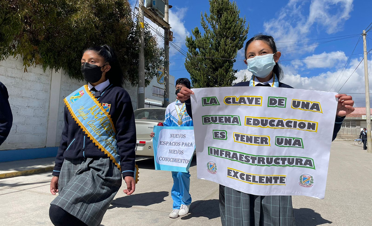 Escuelas Bicentenario explicó los avances de proyecto de infraestructura educativa en Junín