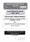 Vista preliminar de documento Actualizacion Plan Operativo Anual 2019 del Proyecto: Mejoramiento del Camino Vecinal Tramo Desvío PE-5N, FBT Km. 674 - Río Huallaga, Distrito de Polvora - Tocache - San Martin