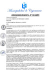 Vista preliminar de documento ORDENANZA MUNICIPAL Nº 751-CMPC