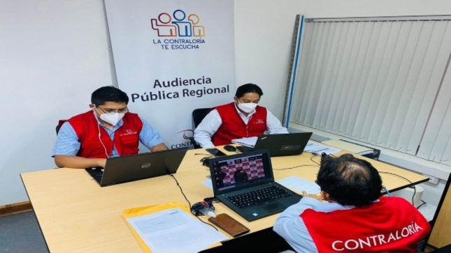 Audiencia pública virtual en la región Piura