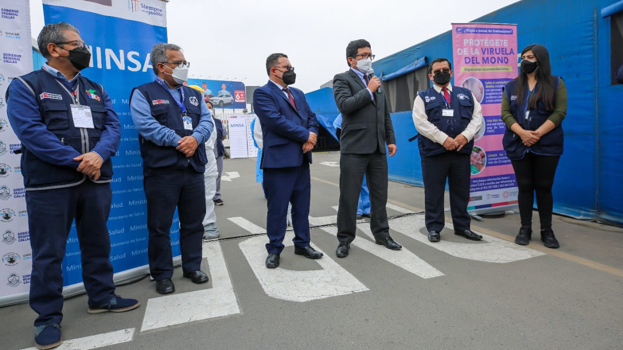 Viruela del mono: ministro Jorge López supervisa las acciones de control sanitario en el Aeropuerto Internacional Jorge Chávez