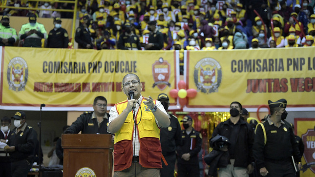 Ministro Senmache: “Trabajando juntos haremos correr a la delincuencia”