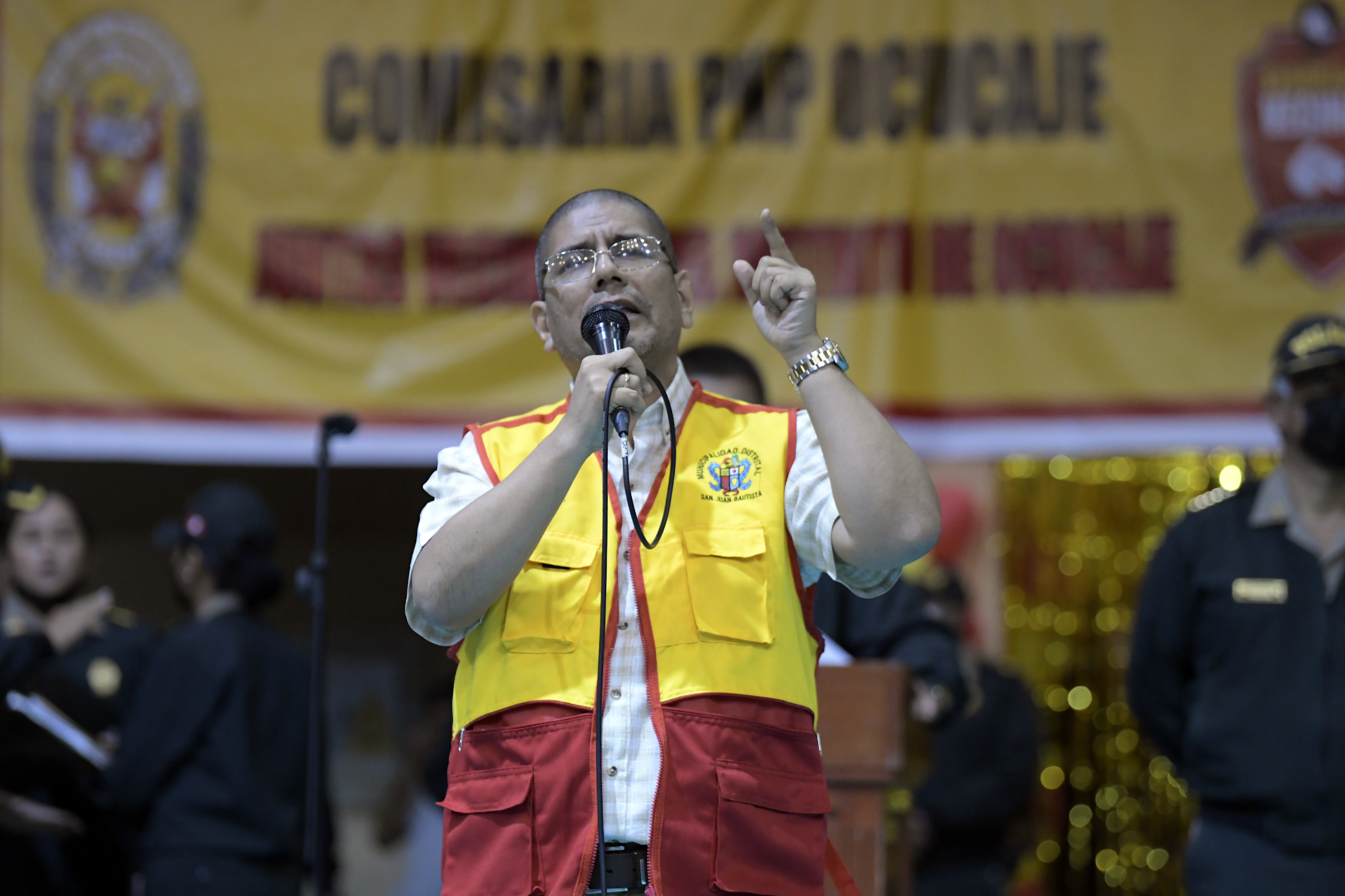 Ministro Senmache: “Trabajando juntos haremos correr a la delincuencia”