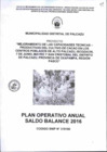 Vista preliminar de documento Plan Operativo Anual 2017 del Proyecto"Mejoramiento de las Capacidades Técnicas Productivas del Cultivo de Cacao en los Centros Poblados de Alto Palcazú, Iscozacin, 7 de Junio, Mayro y San Cristobal, Distrito de Palcazú, Provincia de Oxapampa, Región Pasco"