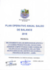 Vista preliminar de documento PLAN OPERATIVO ANUAL SALDO DE BALANCE 2018