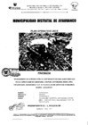 Vista preliminar de documento Plan Operativo Anual Reformulado 2015 del Proyecto "Mejoramiento de la Producción de Café Mediante Sistemas Agroforestales en las Comunidades de Sanabamba, Ichupata, Moyobamba, Buena Libra, Vizcatán Alto, Mozobamba y CC.PP. de Pucacollpa, Distrito de Ayahuanco, Huanta, Ayacucho"