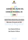 Vista preliminar de documento AGENDA DE SESIÓN DE CONSEJO REGIONAL N° 14-2022-CR/GRL