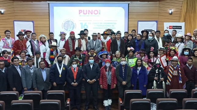 Lenguas Indígenas-con más de 50 participantes el Ministerio de Cultura inaugura XVI Curso de Intérpretes y Traductores en Puno