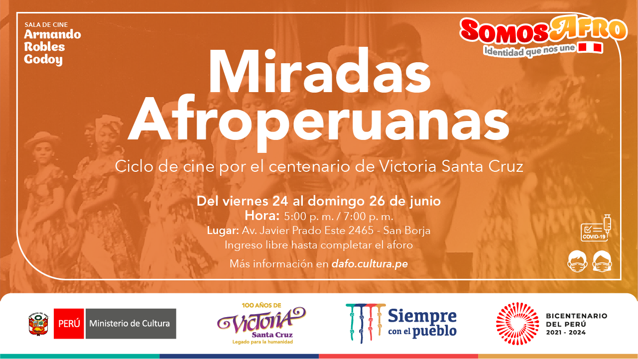 El Ministerio de Cultura celebra el centenario de Victoria Santa Cruz a través del Cine Afroperuano