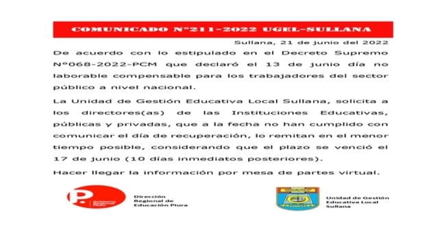 comunicado 211