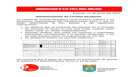 Comunicado 213