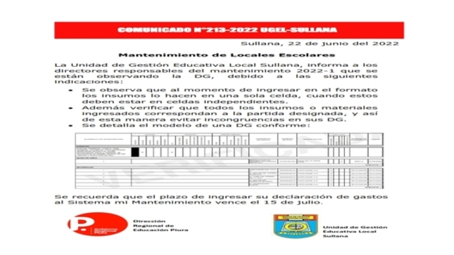 Comunicado 213