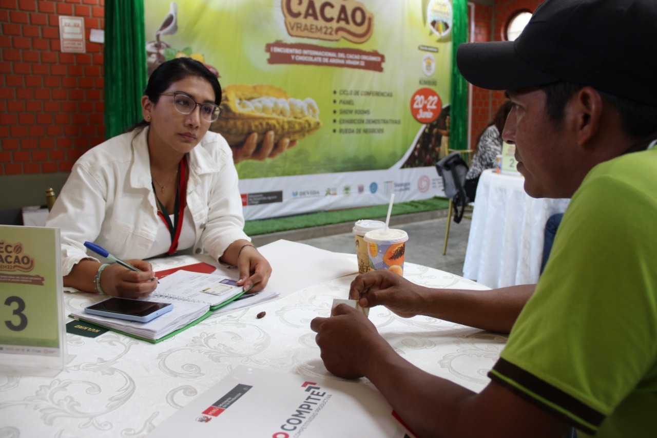 Imagen de Rueda de Negocios en el Vraem