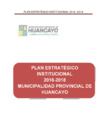 Vista preliminar de documento Plan Estratégico Institucional (PEI) 2016 - 2018
