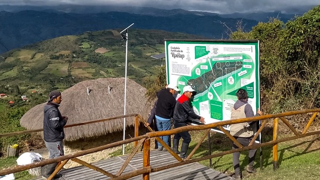 Ministerio de Cultura inicia colocación de la señalética para habilitar nueva ruta de acceso a Kuélap