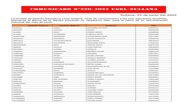 Comunicado 220