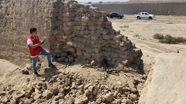 Ministerio de Cultura: Intervendrán muro moderno colapsado en Zona Arqueológica Monumental Chiquitoy Viejo