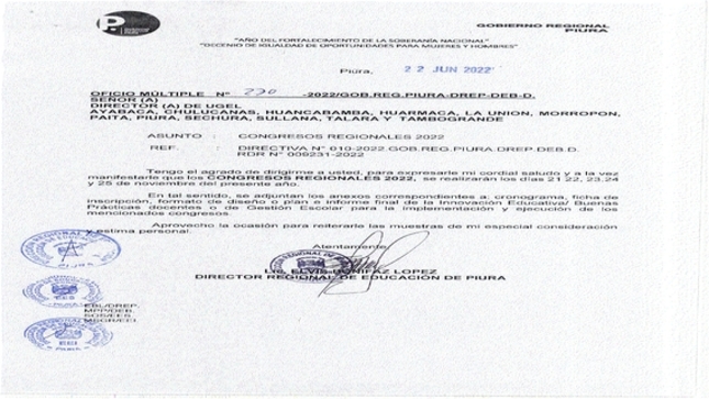 Archivo PDF OFICIO MULTIPLE N° 270-2022-GOB.REG.PIURA-DREP-DEB-D-