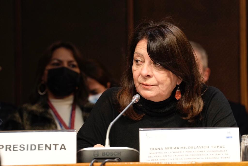 Diana Miloslavich en CEPAL