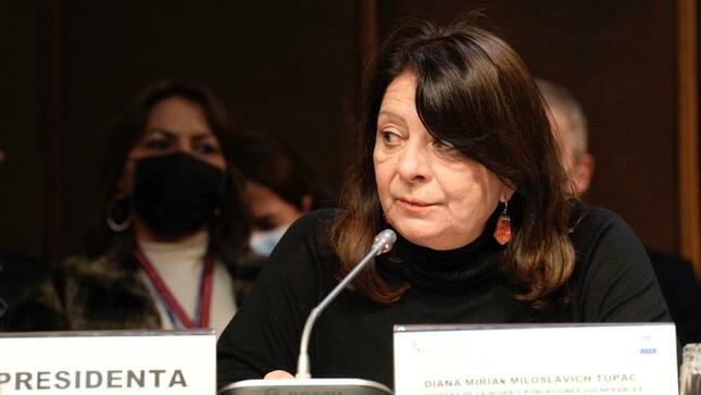 Ministra Miloslavich en CEPAL
