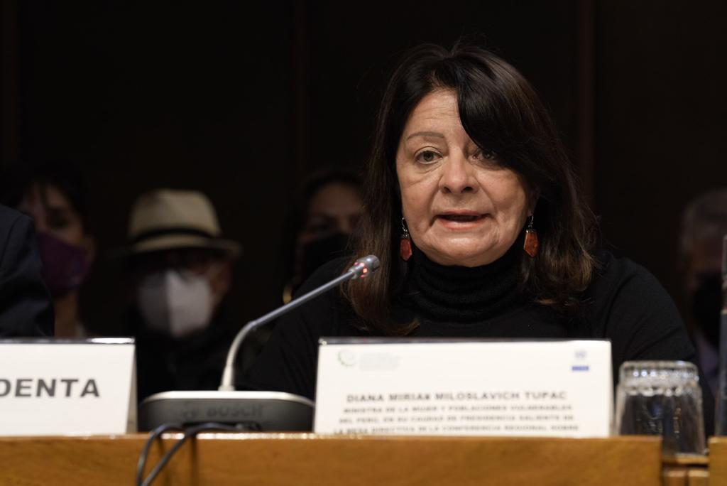 Ministra Miloslavich en CEPAL