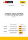 Vista preliminar de documento PM04.02.01.04 Evaluación de expedientes para certificación V03