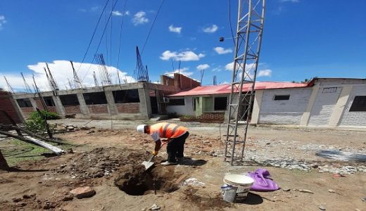 Gobierno Regional Piura ejecuta mantenimiento de antenas en Amotape y Lancones