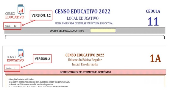 versión actual de las cédulas electrónicas. 