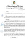 Vista preliminar de documento ORDENANZA REGIONAL N ° 003-2019-CR/GRL