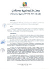 Vista preliminar de documento ORDENANZA REGIONAL N ° 006-2019-CR/GRL