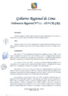 Vista preliminar de documento ORDENANZA REGIONAL N ° 011-2019-CR/GRL